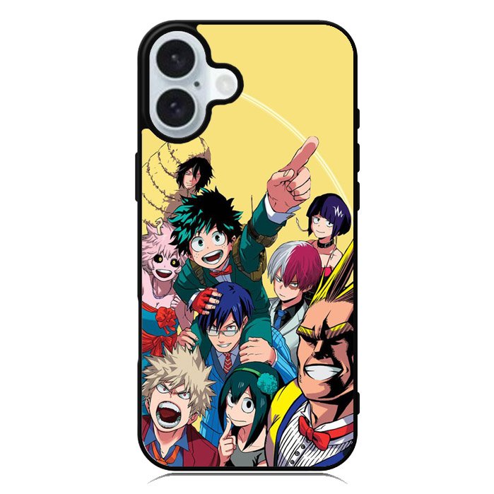 Boku No Hero Academia iPhone 16 Plus Case QC9656