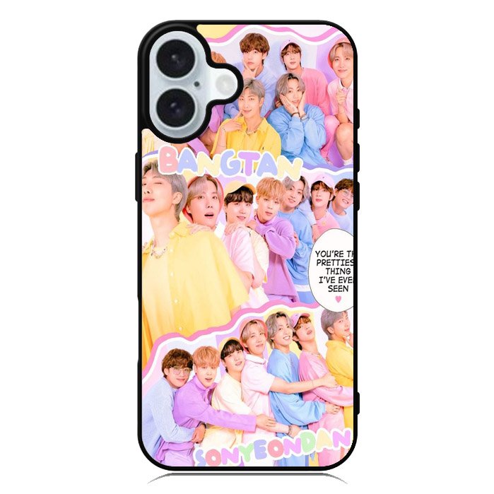 BTS Bangtat iPhone 16 Plus Case QC8691