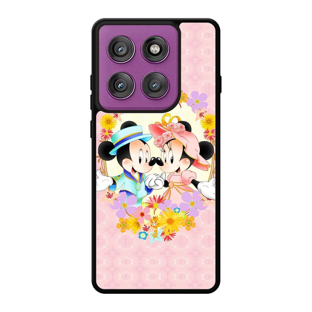 minnie mouse and mickey mouse Motorola Moto Edge 60 Pro Case QC8690