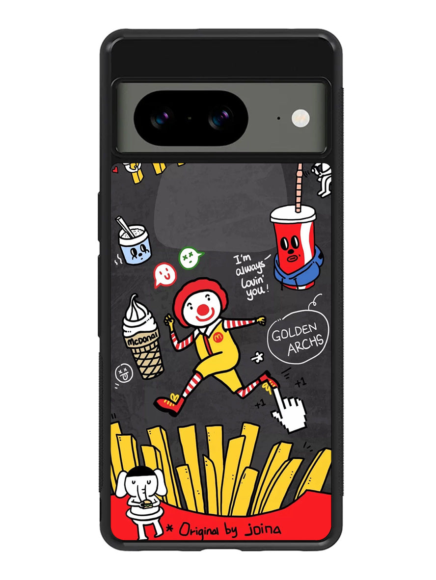 mcd art Google Pixel 8 Case QC8689