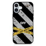 Black and grey iPhone 16 Plus Case QC8753