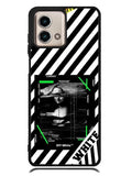Black and white Motorola Moto G Stylus 5G 2023 Case OV8752