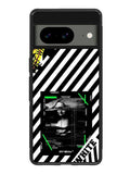 Black and white Google Pixel 8A Case QC8752