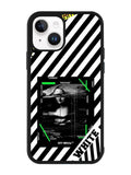 Black and white iPhone 14 Plus Case QC8752