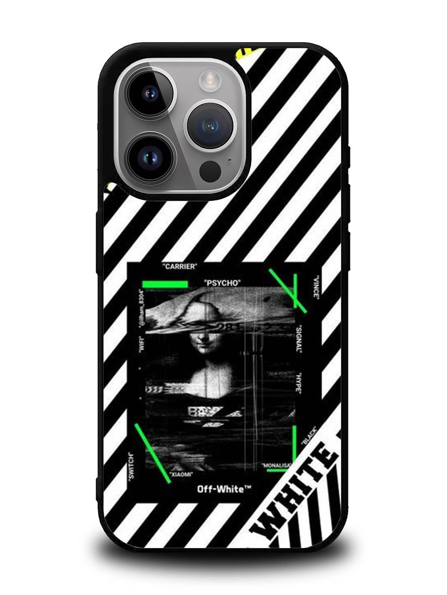 Black and white iPhone 14 Pro Max Case QC8752