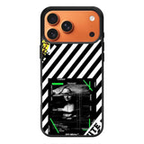 Black and white iPhone 17 Pro Case OV8752