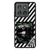 Black and white Motorola Moto Edge 2025 Case OV8752