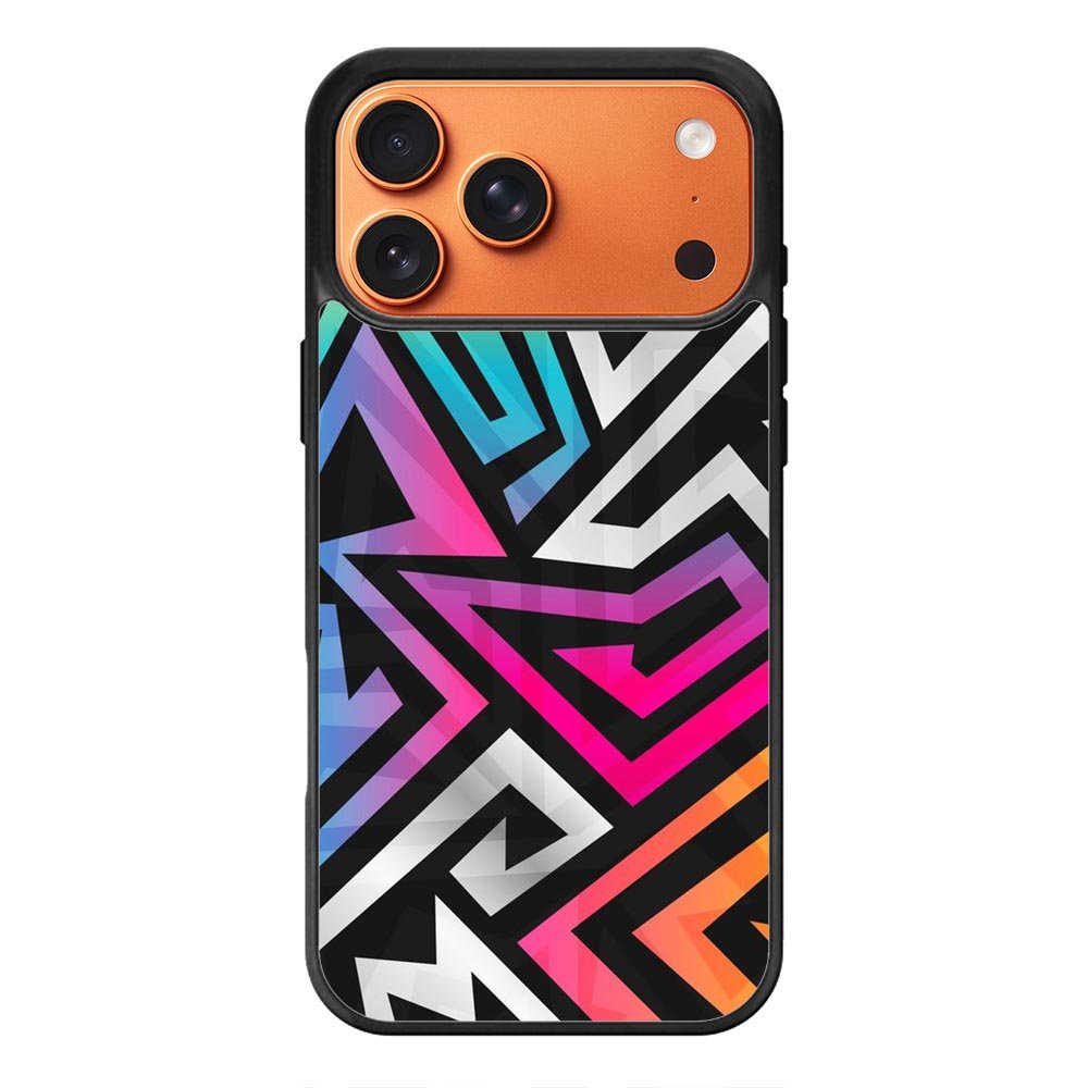 Abstract Art iPhone 17 Pro Case QC8745