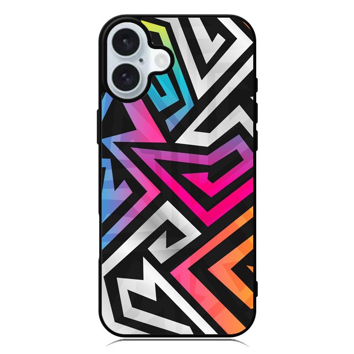 Abstract Art iPhone 16 Case QC8745