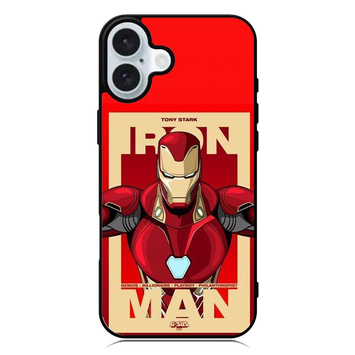 Iron man iPhone 16 Plus Case QC8741
