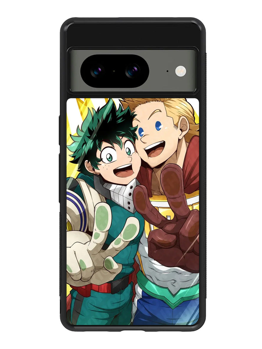 midoriya izuku and togata mirio Google Pixel 8A Case QC8708