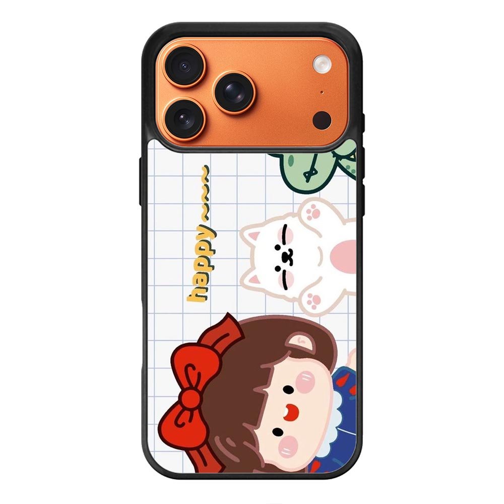 Happy iPhone 17 Pro Max Case QC8702