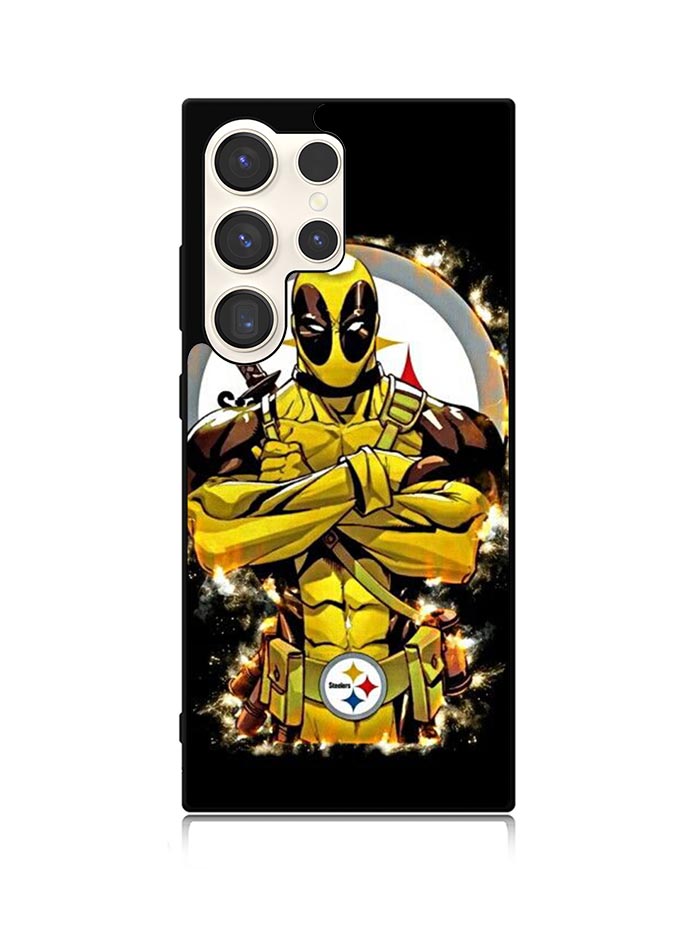 Pittsburgh Steelers Deadpool Samsung Galaxy S24 Ultra 5G Case