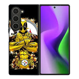 Pittsburgh Steelers Deadpool Samsung Galaxy Z Fold 6 Case