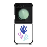 Abstract floral FZ2399 Samsung Galaxy Z Flip 6 2024 5G Case