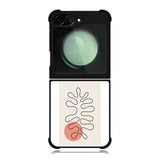 Abstract floral FZ2400 Samsung Galaxy Z Flip 6 2024 5G Case