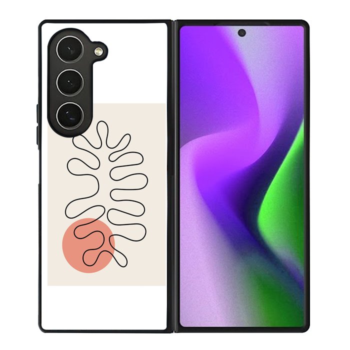 Abstract floral FZ2400 Samsung Galaxy Z Fold 6 2024 5G Case