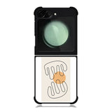 Abstract floral FZ2401 Samsung Galaxy Z Flip 6 2024 5G Case