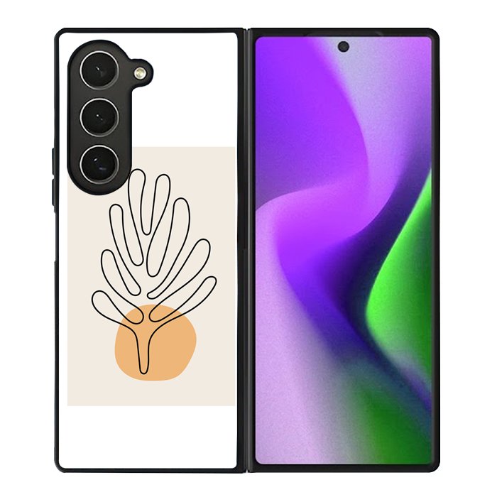 Abstract floral FZ2403 Samsung Galaxy Z Fold 6 2024 5G Case