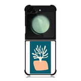 Abstract floral FZ2405 Samsung Galaxy Z Flip 6 2024 5G Case