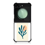 Abstract floral FZ2406 Samsung Galaxy Z Flip 6 2024 5G Case