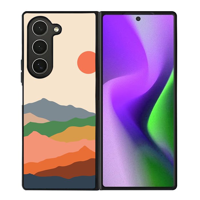 Minimalist Mountain FZ1348 Samsung Galaxy Z Fold 6 2024 5G Case