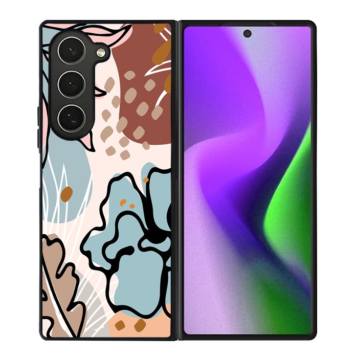 Pattern Floral FZ1353 Samsung Galaxy Z Fold 6 2024 5G Case