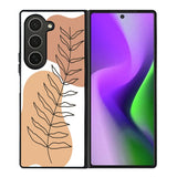Floral Line Art FZ1400 Samsung Galaxy Z Fold 6 2024 5G Case
