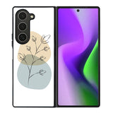 Floral Line Art FZ1482 Samsung Galaxy Z Fold 6 2024 5G Case
