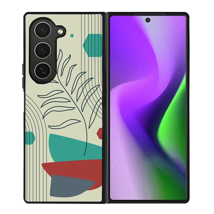 Floral Minimalist FZ1512 Samsung Galaxy Z Fold 6 2024 5G Case
