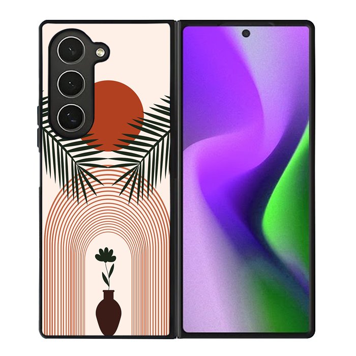 Floral Minimalist FZ1526 Samsung Galaxy Z Fold 6 2024 5G Case