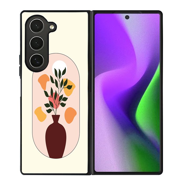 Floral Minimalist FZ1531 Samsung Galaxy Z Fold 6 2024 5G Case