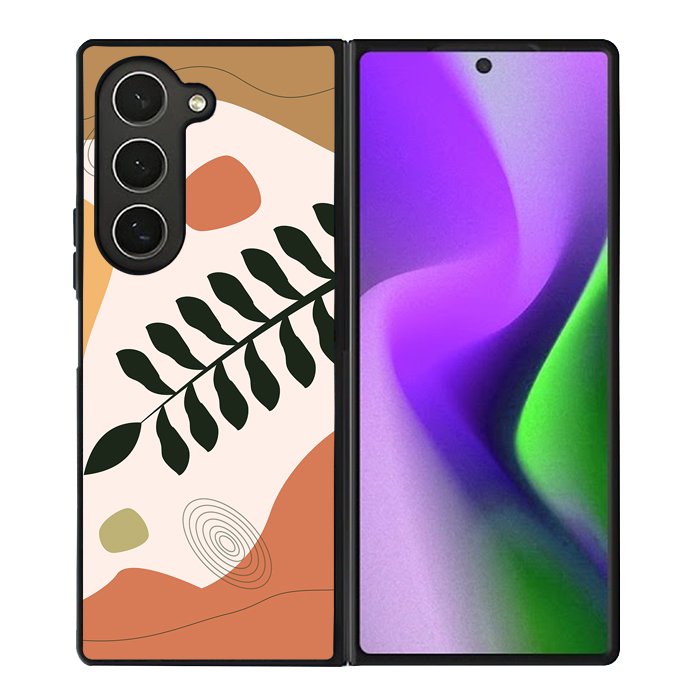 Floral Minimalist FZ1553 Samsung Galaxy Z Fold 6 2024 5G Case