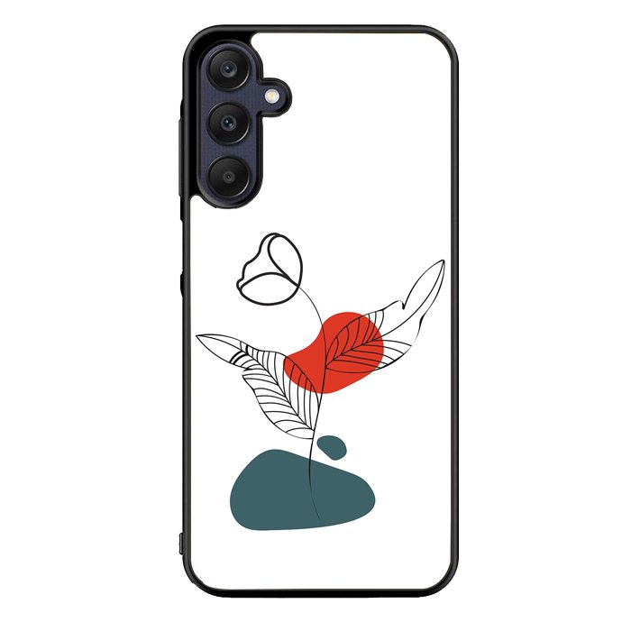 Floral Minimalist FZ1660 Samsung Galaxy A15 5G Case