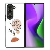 Floral Minimalist FZ1675 Samsung Galaxy Z Fold 6 2024 5G Case