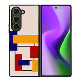 Abstract Bauhaus geometric FZ1711 Samsung Galaxy Z Fold 6 2024 5G Case