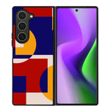 Abstract Bauhaus geometric FZ1712 Samsung Galaxy Z Fold 6 2024 5G Case