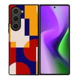 Abstract Bauhaus geometric FZ1713 Samsung Galaxy Z Fold 6 2024 5G Case