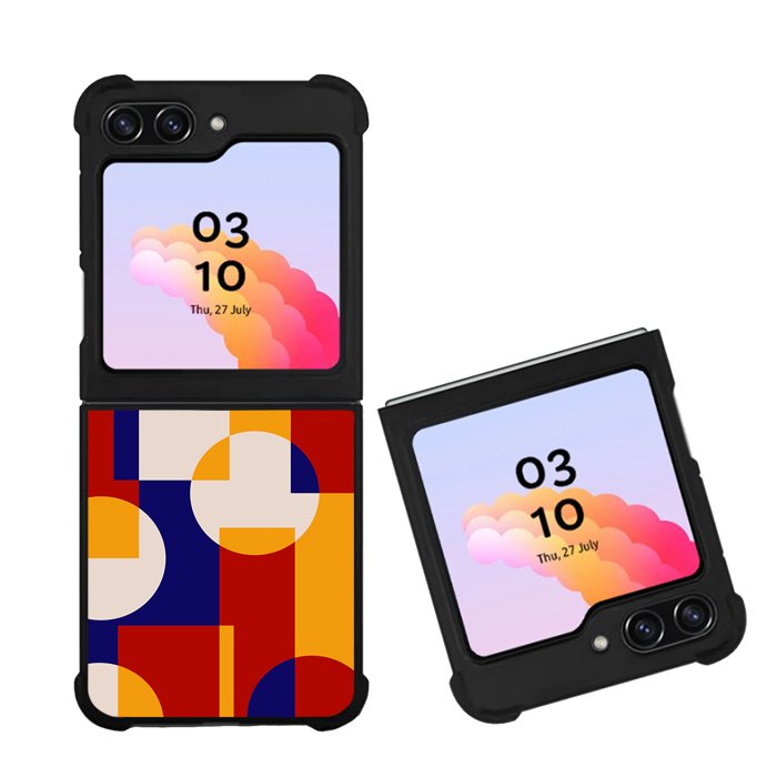 Abstract Bauhaus geometric FZ1714 Samsung Galaxy Z Flip 5 2023 5G Case