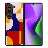 Abstract Bauhaus geometric FZ1714 Samsung Galaxy Z Fold 6 2024 5G Case