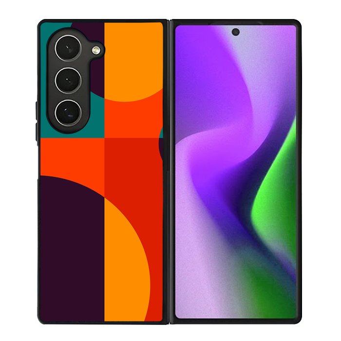 Abstract Bauhaus geometric FZ1717 Samsung Galaxy Z Fold 6 2024 5G Case