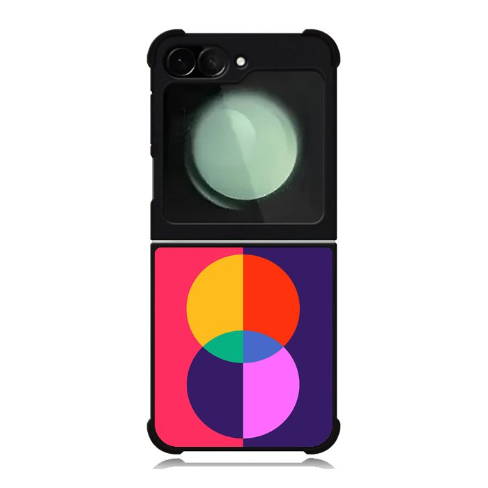 Abstract Bauhaus geometric FZ1722 Samsung Galaxy Z Flip 6 2024 5G Case