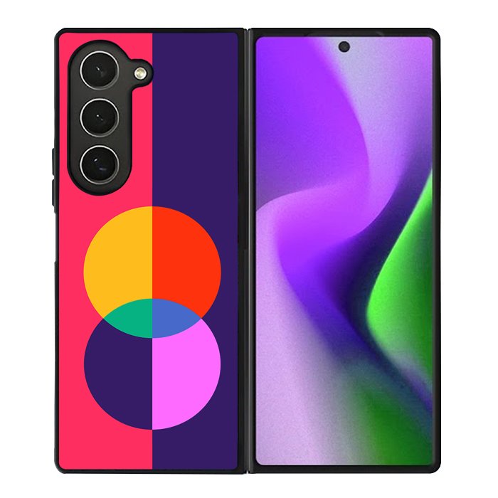 Abstract Bauhaus geometric FZ1722 Samsung Galaxy Z Fold 6 2024 5G Case