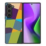 Abstract Bauhaus geometric FZ1724 Samsung Galaxy Z Fold 6 2024 5G Case
