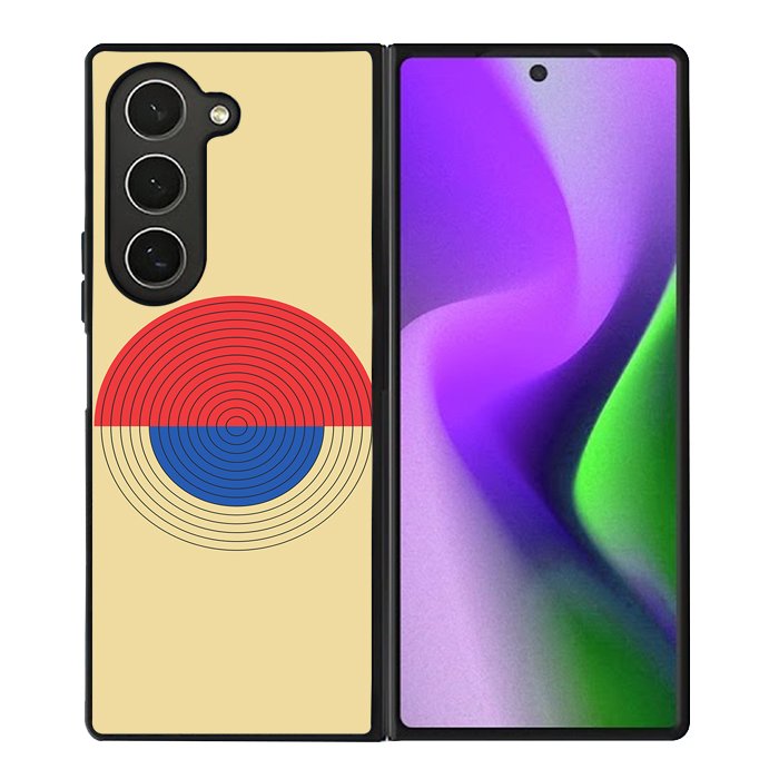 abstract minimalist FZ1728 Samsung Galaxy Z Fold 6 2024 5G Case