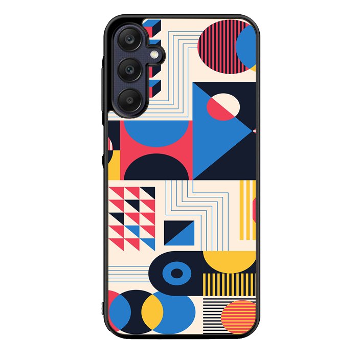 Abstract Bauhaus geometric FZ1737 Samsung Galaxy A15 5G Case