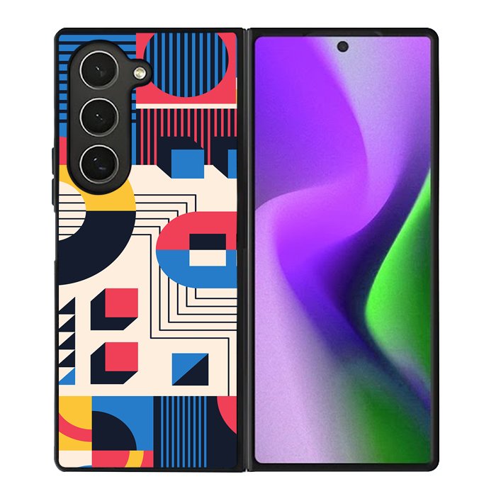 Abstract geometric FZ1742 Samsung Galaxy Z Fold 6 2024 5G Case