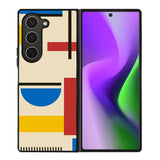 Abstract Bauhaus geometric FZ1763 Samsung Galaxy Z Fold 6 2024 5G Case