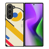 Abstract Bauhaus geometric FZ1769 Samsung Galaxy Z Fold 6 2024 5G Case