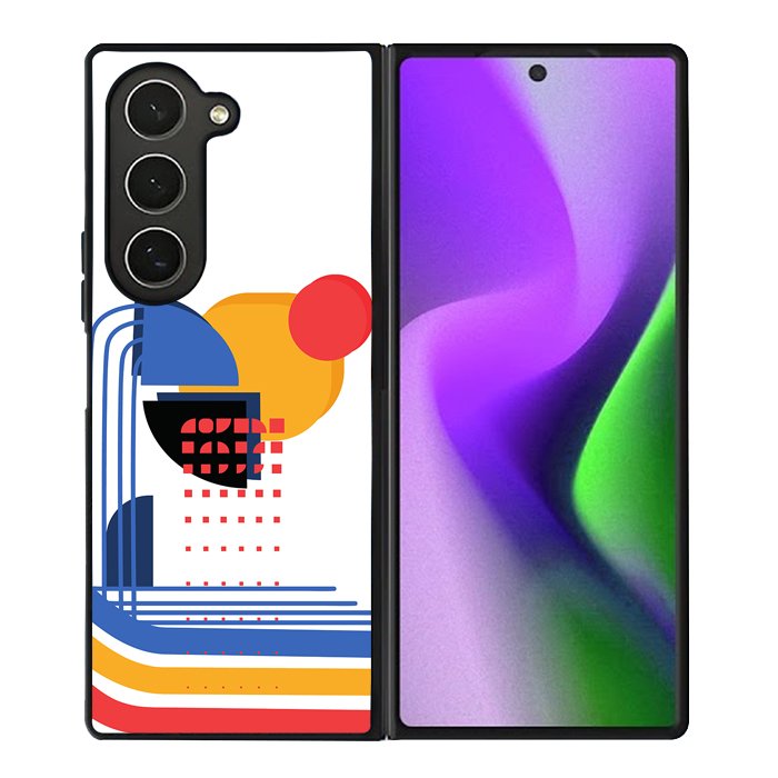 Abstract geometric FZ1781 Samsung Galaxy Z Fold 6 2024 5G Case